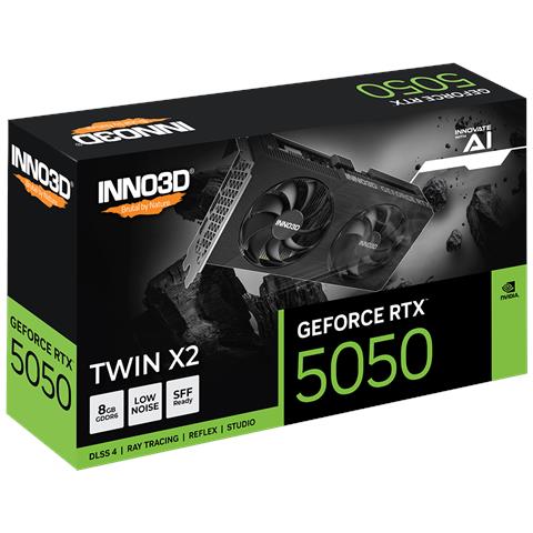 GeForce RTX 5050 Twin X2 8GB GDDR6 PCI Express 5.0 - Foto 3