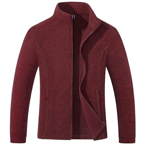 Tacvasen Giacca In Pile Da Donna Con Zip Leggera Calda Rossa Taglia M - Foto 1