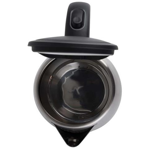 Bollitore Elettrico 1,7l Inox 220v 2200w Base 360° Arresto Automatico, Nero / Argento - Foto 2