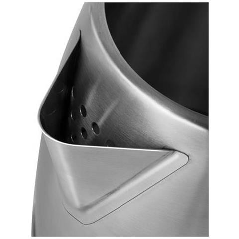 Bollitore Elettrico 1,7l Inox 220v 2200w Base 360° Arresto Automatico, Nero / Argento - Foto 5