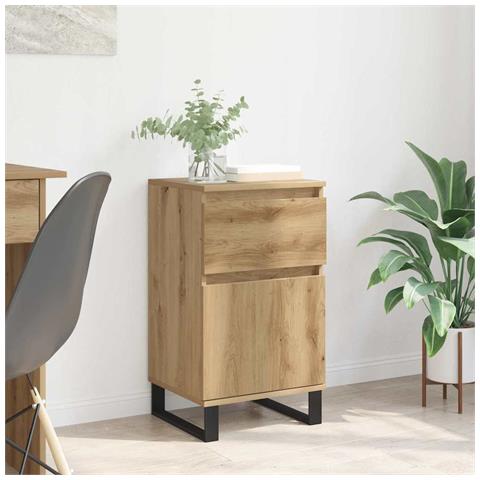 Credenza rovere artigianale 35 x 40 x 70 cm Legno multistrato - Foto 2