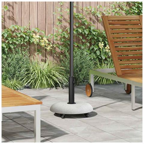 Base per ombrellone Grigio Chiaro e Nero 45 x 45 x 40 cm - Foto 2