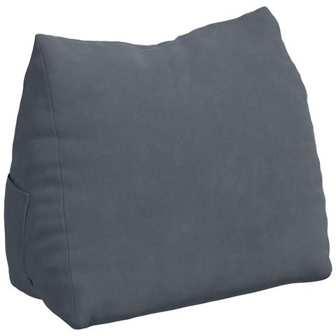 Cuscino per Schiena Grigio scuro 45 x 20 x 35 cm - Foto 1