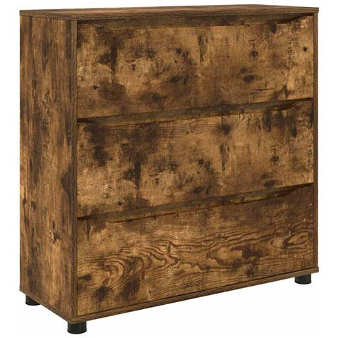 Armadio Rovere fumé 80 x 31 x 81 cm Legno multistrato - Foto 1