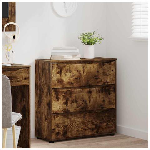 Armadio Rovere fumé 80 x 31 x 81 cm Legno multistrato - Foto 2