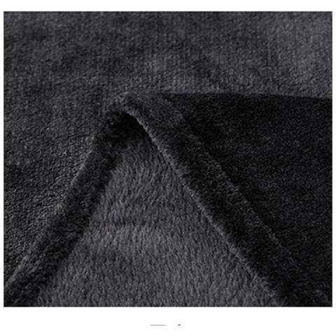 Coperta In Pile Di Flanella Nera - 180x200cm, Morbida E Calda - Foto 4