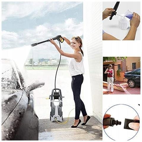 Set Di Accessori Per Idropulitrice Compatibile Con Kärcher K2-k7 - Pistola Con Lancia E Ugello Vario, 150 Bar, 10 L /min, 60°c - Foto 8