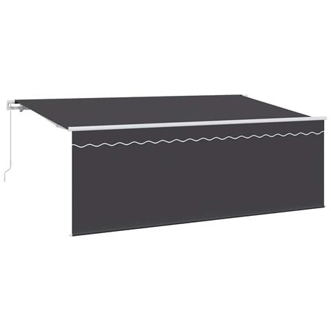 Tenda Retrattile Antracite 350 x 200 cm Poliestere e Alluminio - Foto 1