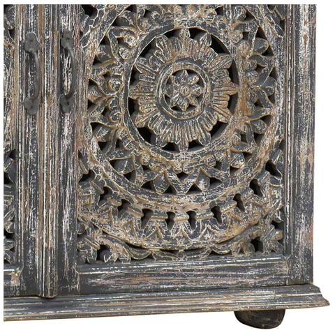 Tavolino Da Ingresso In Legno Artigianale 106x45x88h Cm - Foto 2