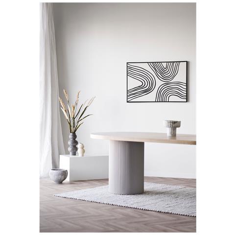 Vaso In Ceramica Beige A Due Sfere Sovrapposte Ø10,5x19,5 Cm - Foto 5