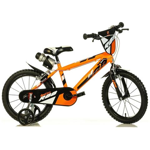 Bici Mtb Da Bambino Misura 16'' Bicicletta Da Bimbo Modello R88 Mountain Bike Con Rotelle - 16 Verde - Foto 2