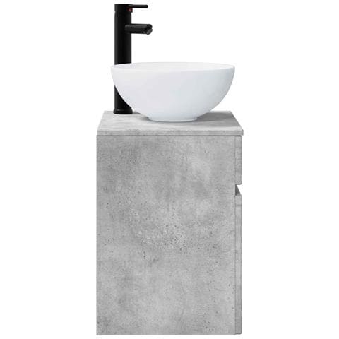 Mobile lavabo da parete Grigio Cemento 39 x 41 x 64,5 cm - Foto 2