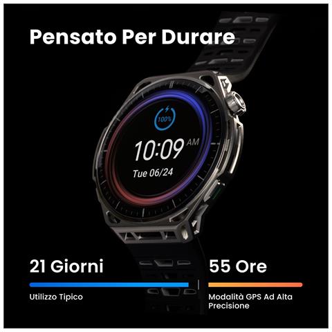 Balance 3 3,81 cm (1.5") AMOLED 51 mm Digitale 480 x 480 Pixel Touch screen Acciaio inox Wi-Fi GPS (satellitare) - Foto 2