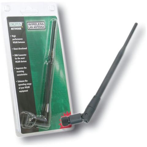 Wireless LAN Antenne, 5 dBi, IEEE 802.11a, RP-SMA, 1,97 cm - Foto 1