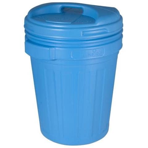 Bidoni Coperchio A Vite Lt. 70 Blu Colore Blu - Foto 1
