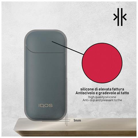 Soft Case For IQOS 2.4/2.4 plus Red Custodia Di Protezione Morbida Per Pocket Charger Silicone Soft Touch, Cover - Foto 2