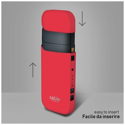 Soft Case For IQOS 2.4/2.4 plus Red Custodia Di Protezione Morbida Per Pocket Charger Silicone Soft Touch, Cover - Foto 7