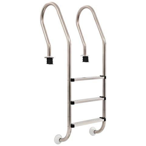 Scaletta per Piscina 3 Gradini in Acciaio Inox 304 120 cm - Foto 1