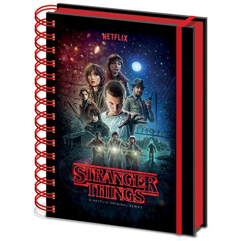 Stranger Things: One Sheet A5 Metallic Notebook (quaderno)  - Foto 1