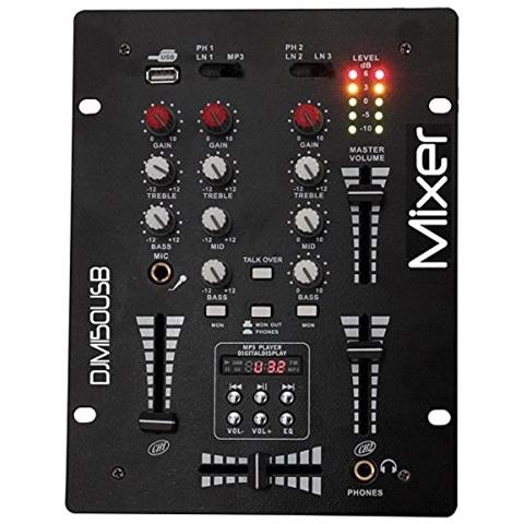 Ibiza Djm150usb-bt Bt Mixer Op 2 Manieren - Foto 1
