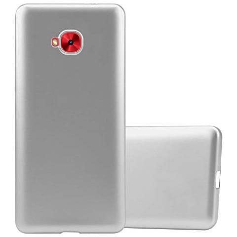 Custodia Compatibile Con Asus Zenfone 4 Selfie Pro In Argento Metallico - Coperchio Protettivo In Silicone Tpu Flessibile - Foto 1