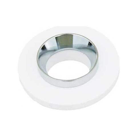 V-tac Vt-862-crd Portafaretto Incasso Scomparsa Rotondo Gesso Con Bordo Metallo Cromato Gu10 - Sku 3127 - Foto 1