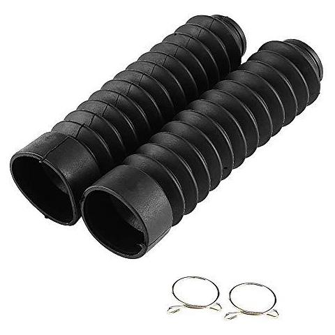 Forcella Copertina 205x42mm Moto Anteriore Gomma Shock Proteggere Ghette Boot (nero) - Foto 1