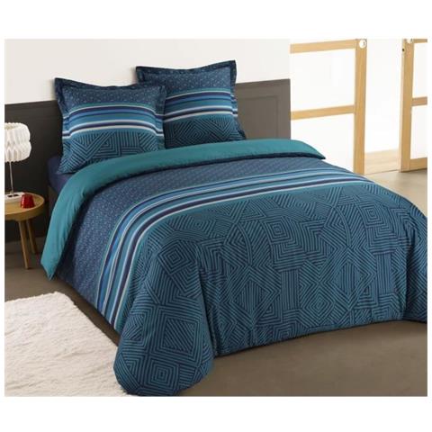 Marco - Set Copripiumino 240x220cm Con 2 Federe - 100% Cotone - Foto 1