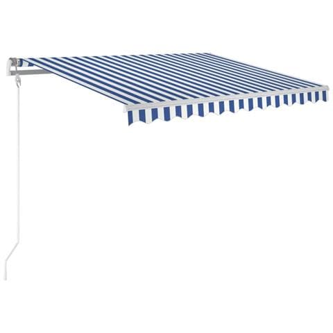 Tenda da Sole Retrattile Automatica 300x250 cm Blu e Bianca - Foto 1