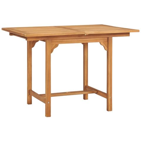 Set da Pranzo da Giardino 7 pz in Legno Massello di Teak - Foto 10