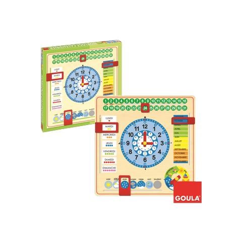 Giocattolo di Apprendimento Calendario Orologio Multicolore - Foto 2