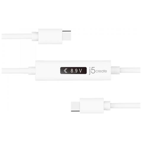 J5create Jucp14-n Cavo Da Usb-c 2.0 A Usb-c Con Misuratore Di Potenza Dinamica Oled - Foto 6
