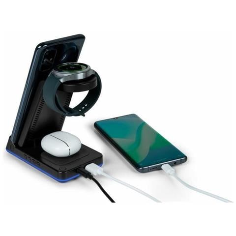 Sveglia e Caricabatterie Wireless All in One CL750IA e Luce Notturna Colore Nero - Foto 6
