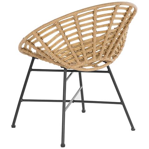 Set 2 Poltrone Rattan Naturale Acerra - Foto 7