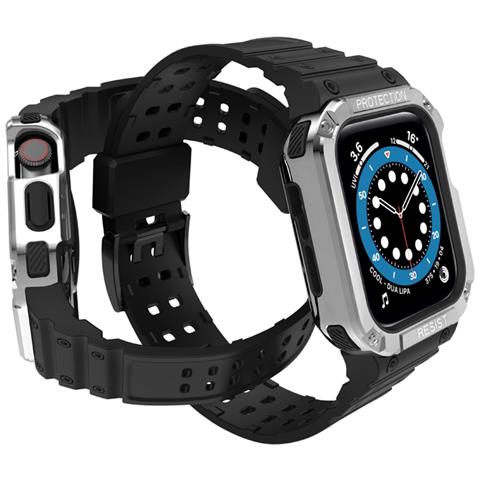 Cinturino Per Apple Watch 38/40/41mm In Tpu Integral Ultimate, Nero - Foto 2