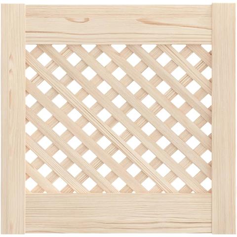 Ante Con Design A Reticolo 2 Pz 39,5x39,5 Cm In Legno Di Pino - Foto 3