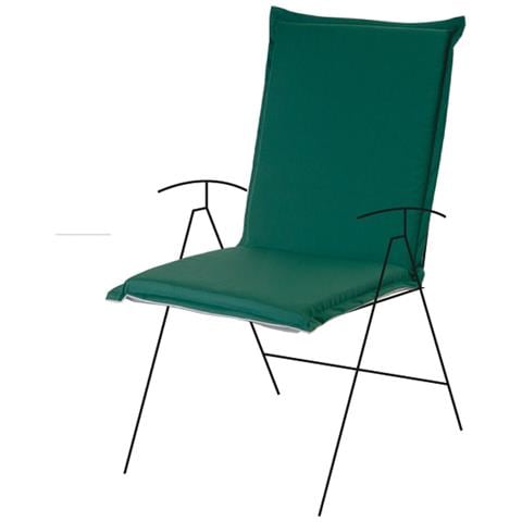 Cuscino Per Sedie Poltrone Con Schienale Basso Zippo Fabotex - Green - Foto 1