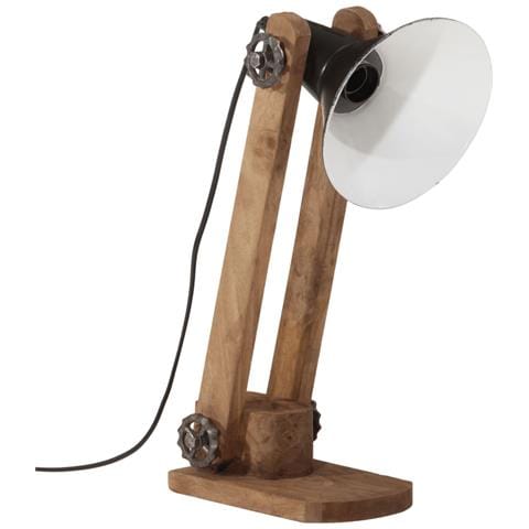 Lampada Da Scrivania 25 W Nera 23x13x52 Cm E27 - Foto 2