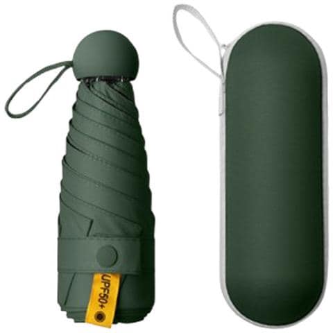Mini Ombrello Pieghevole A Cinque Ante - Design A Capsula Green - Foto 1