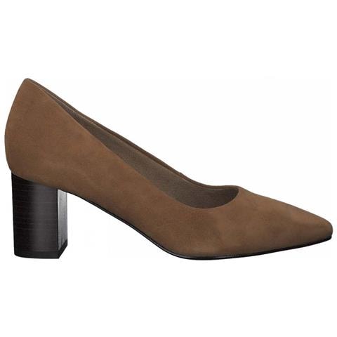 Brown Elegant Leather Heels Scarpe Con Tacco Pelle Scarpe Donna Marrone Eu 37, 1-22416-27 310 - Foto 1