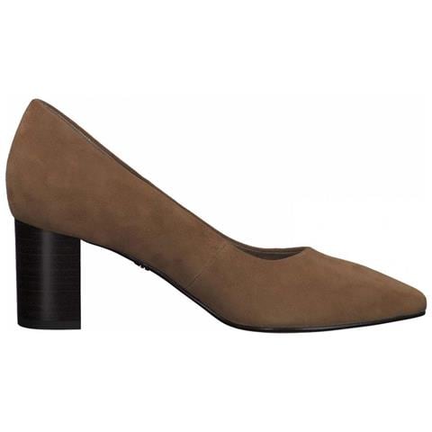 Brown Elegant Leather Heels Scarpe Con Tacco Pelle Scarpe Donna Marrone Eu 37, 1-22416-27 310 - Foto 3