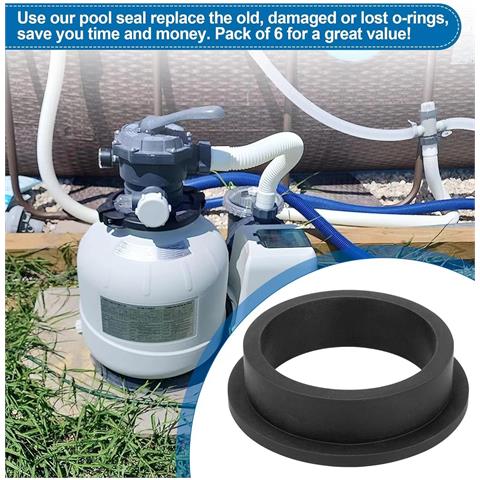 Confezione Da 6 O-ring Di Ricambio Per Pompe Filtro Intex - Foto 2
