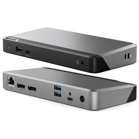 DUPRMX2-100 replicatore di porte e docking station per laptop Cablato USB 3.2 Gen 1 (3.1 Gen 1) Type-C Grigio, Nero - Foto 1