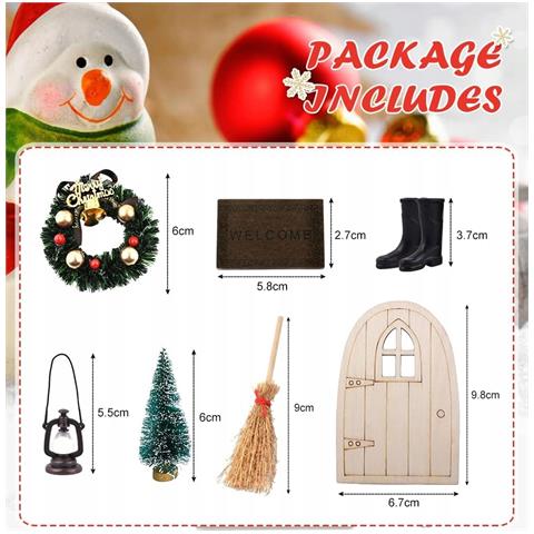 Collezione Di Mini Accessori Natalizi: Eleganti Decorazioni Per Il Tuo Natale! - Foto 3