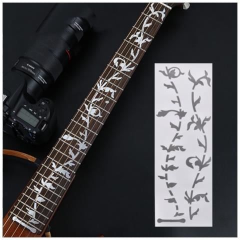 Adesivi Per Intarsio Chitarra - Indicatori Tastiera Per Chitarre Acustiche Ed Elettriche   Modello 2 - Foto 1
