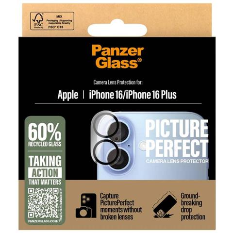 Protezione Fotocamera Per Iphone 16/16 Plus Pictureperfect, Trasparente - Foto 4