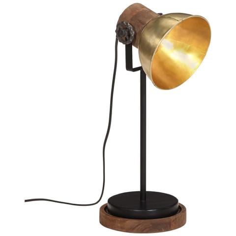 Lampada A Scrivania 25 W Ottone Anticato 17x17x50 Cm E27 - Foto 1