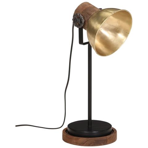 Lampada A Scrivania 25 W Ottone Anticato 17x17x50 Cm E27 - Foto 2