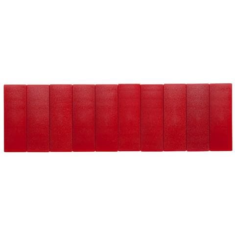 Solid magnete per frigorifero Plastica Rosso 10 pz - Foto 1