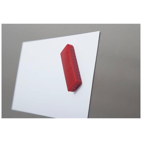 Solid magnete per frigorifero Plastica Rosso 10 pz - Foto 6